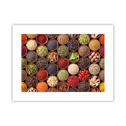 Poster - Alle smaken van de wereld - 40x30 cm