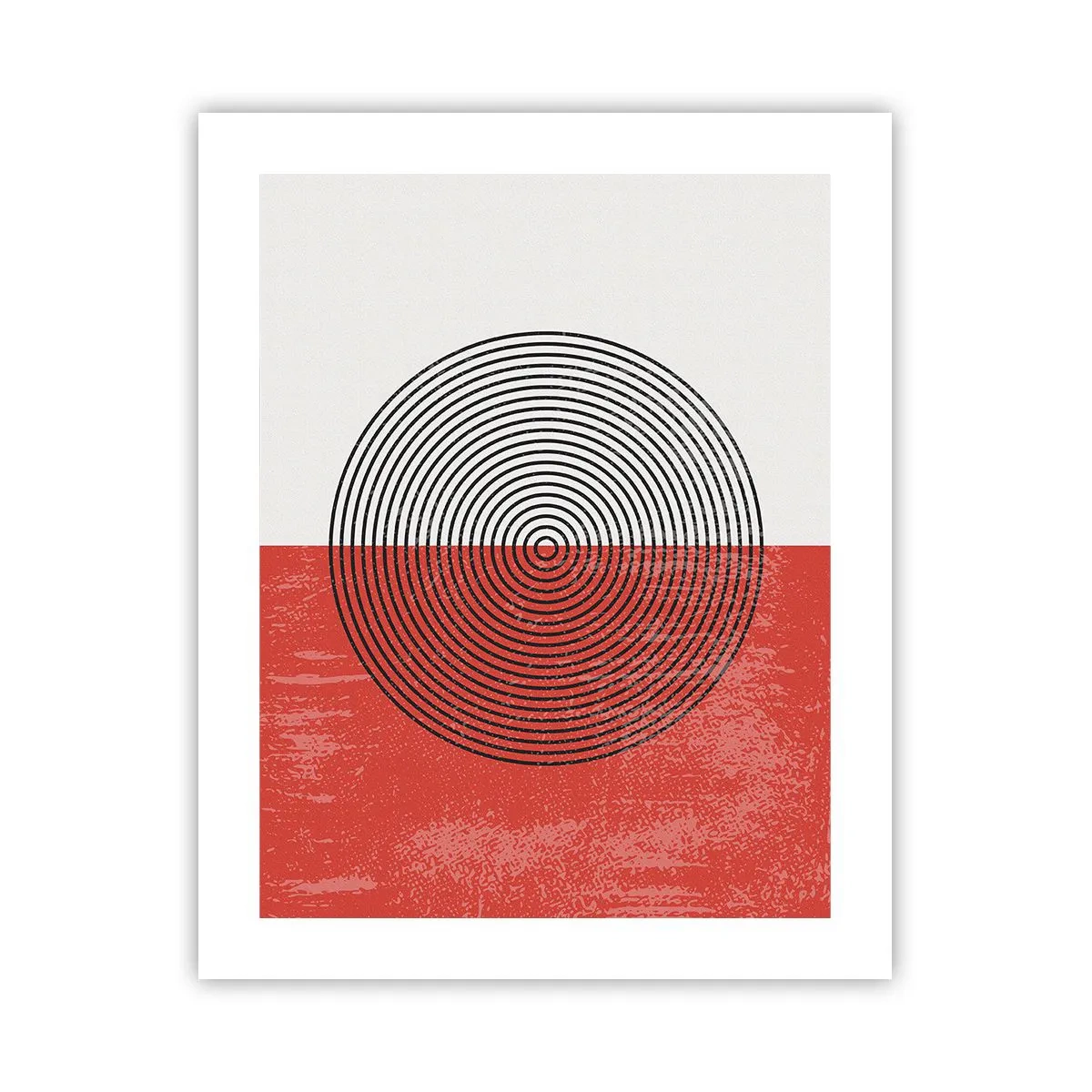 Poster - Op de kop geslagen - 40x50 cm