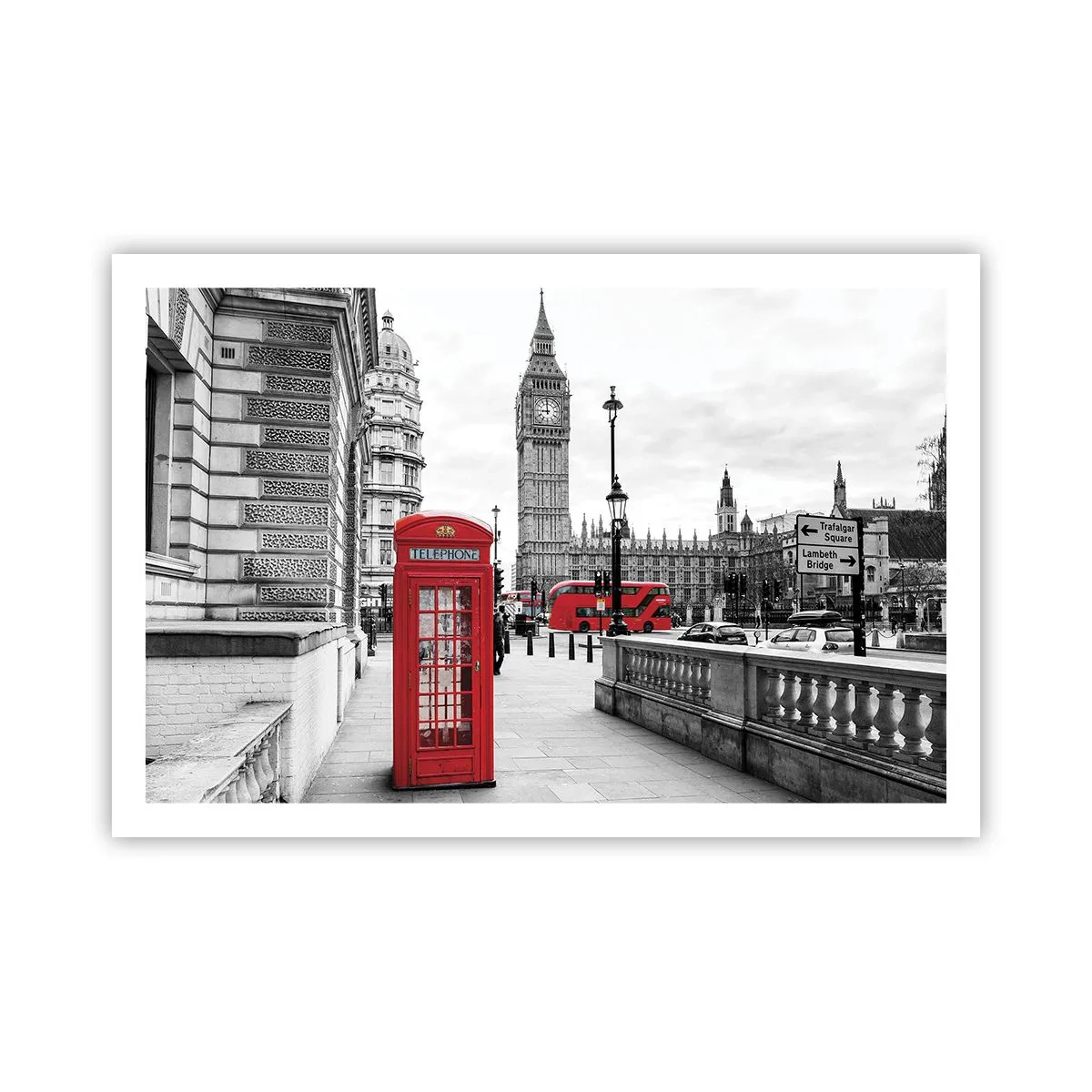 Poster - Londen, zonder twijfel - 91x61 cm
