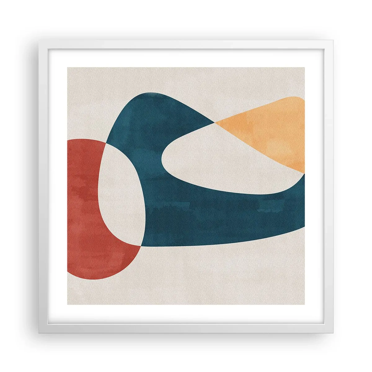 Poster in een witte lijst - Invloeden en metamorfoses - 50x50 cm