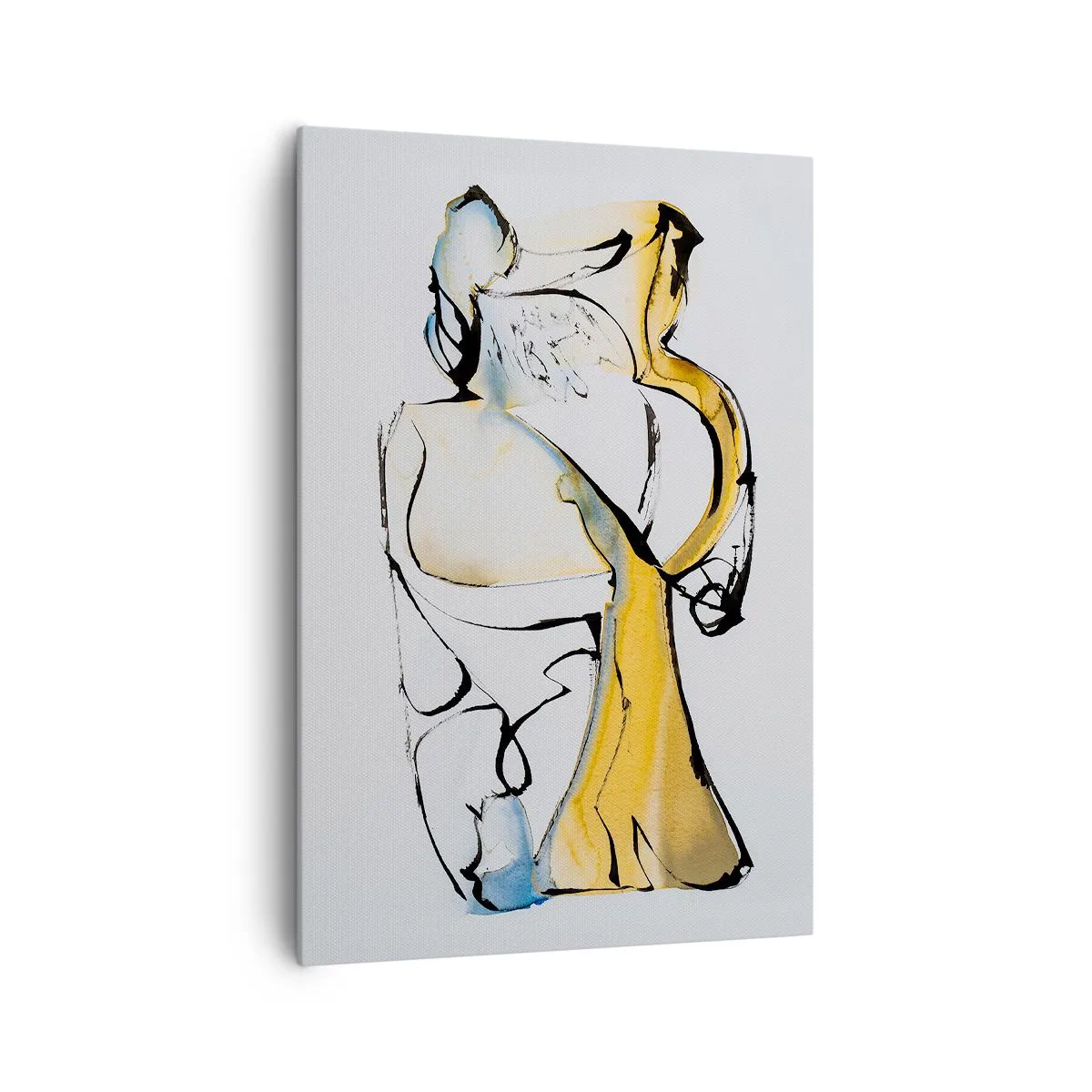 Schilderen op canvas - Glazen abstractie - 70x100 cm