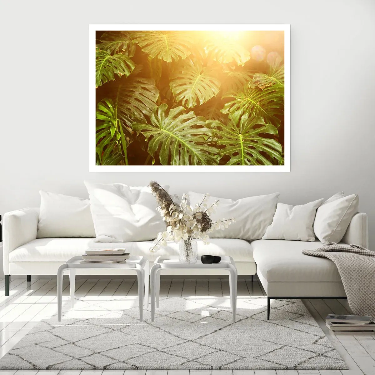 Poster - In het groen treden... - 50x40 cm