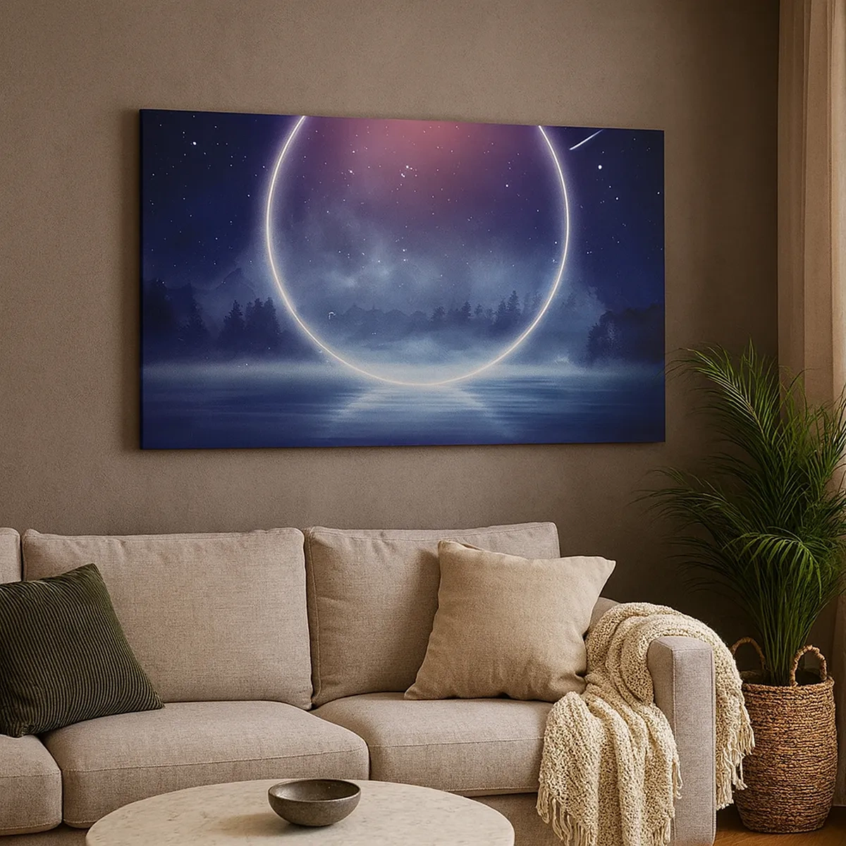 Schilderen op canvas - Ze zijn er al... - 30x30 cm