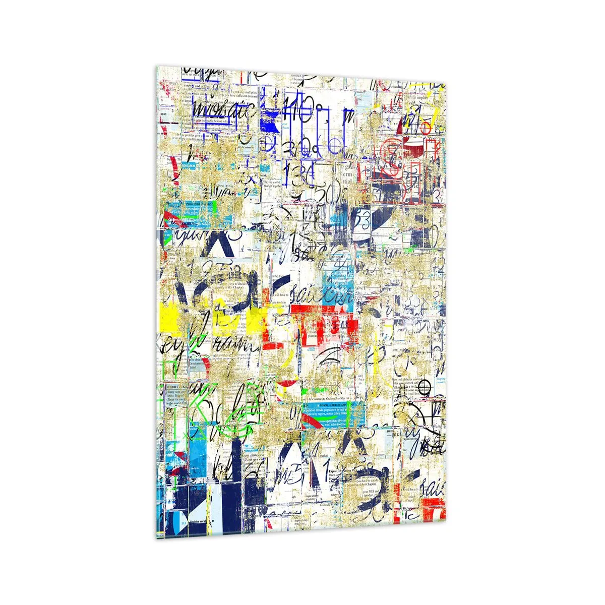 Schilderen op glas - Het is gewoon een lust voor het oog - 70x100 cm