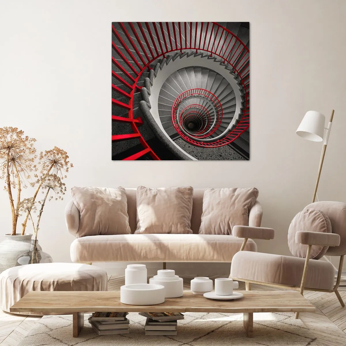 Schilderen op canvas - Architectuur plezier - 60x60 cm