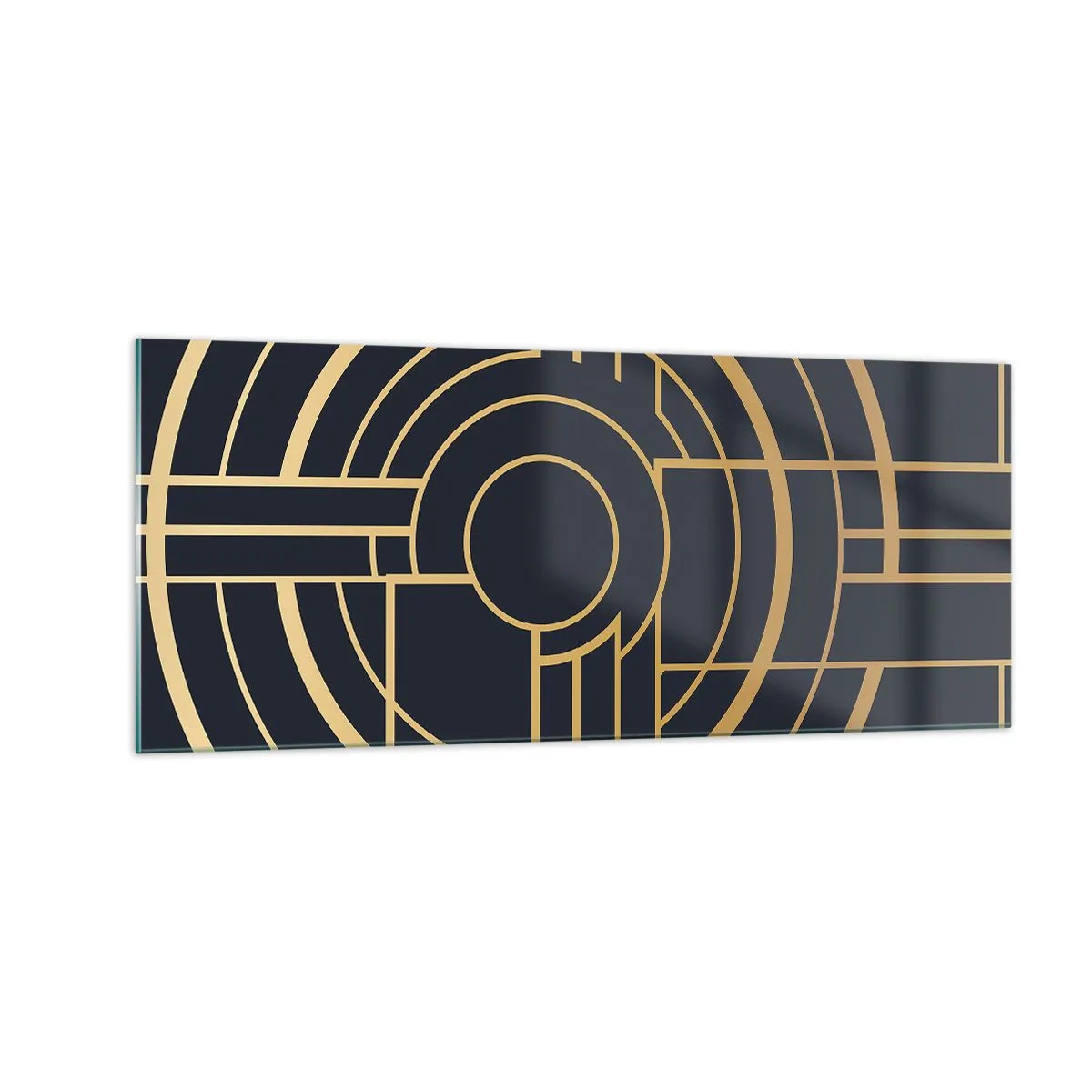 Schilderen op glas - Draaien van dingen - 100x40 cm