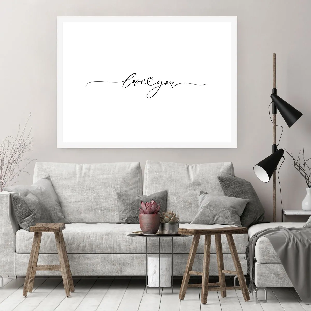 Poster - Zwart op wit - 40x30 cm