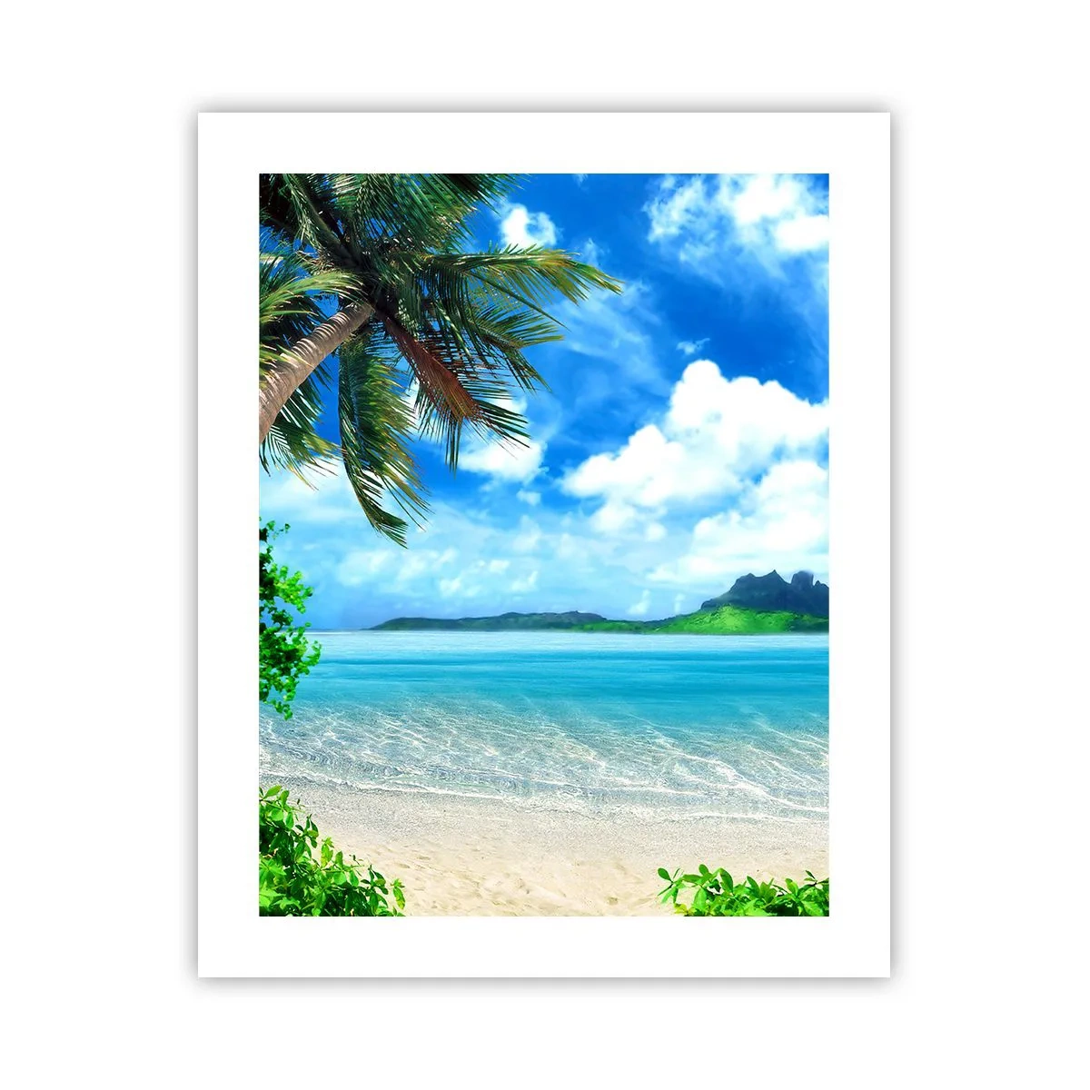 Poster - Het azuur van de tropen - 40x50 cm