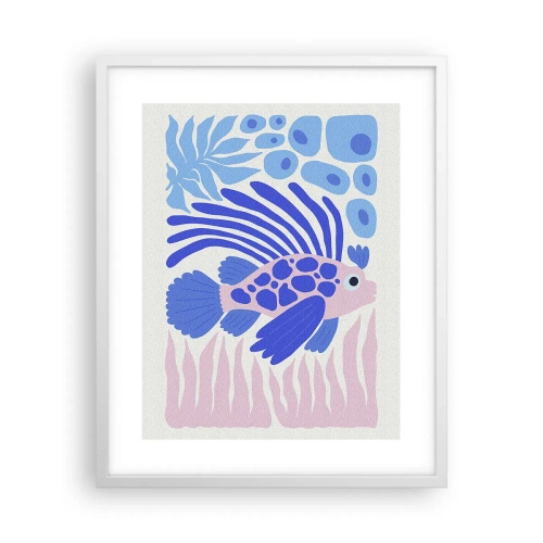 Poster in een witte lijst - In je element - 40x50 cm