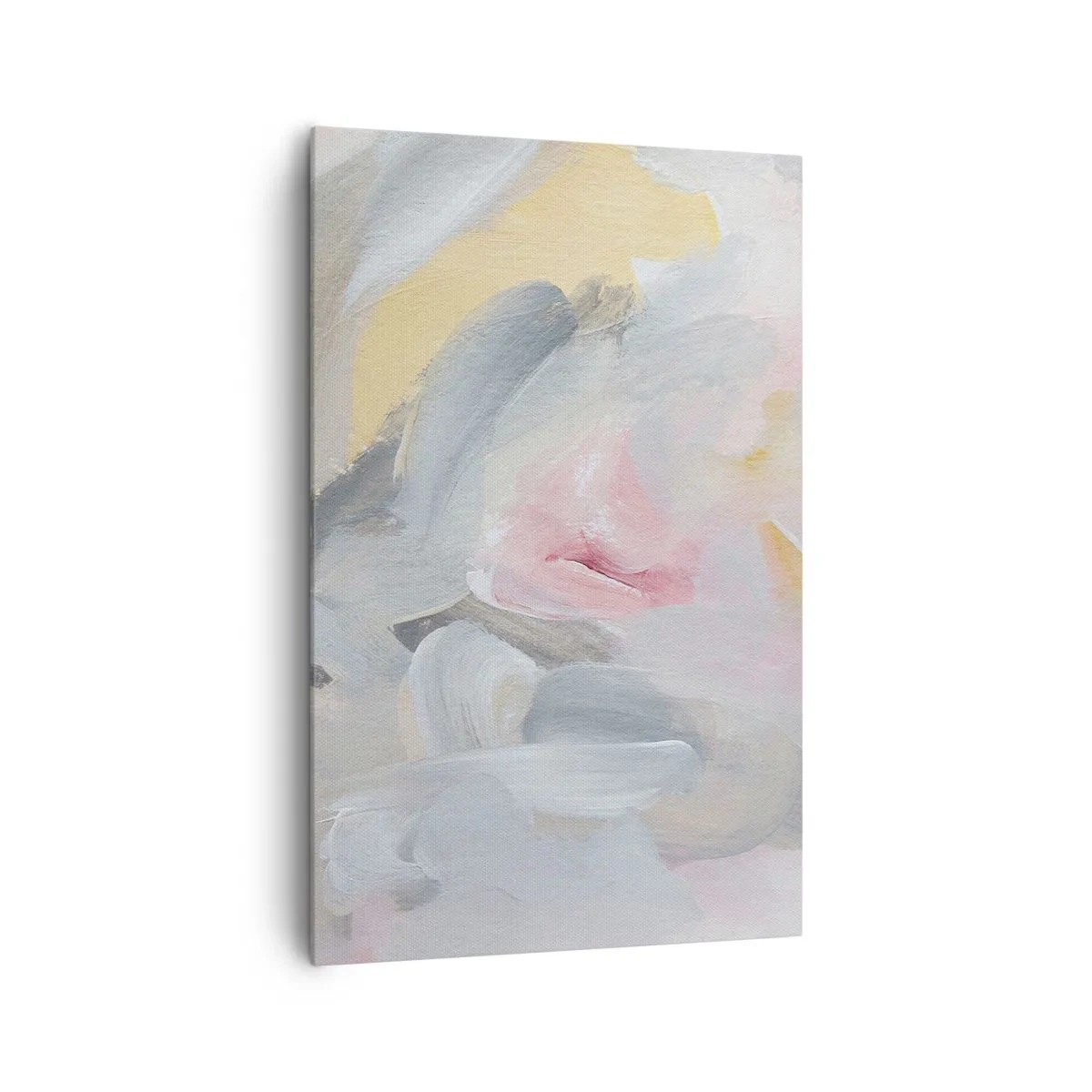 Schilderen op canvas - In een pastelkleurige wereld - 80x120 cm