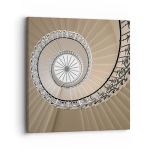 Schilderen op canvas - Binnenin de schaal - 30x30 cm