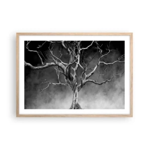Een poster in een licht eiken lijst - Oorspronkelijk en heilig - 70x50 cm