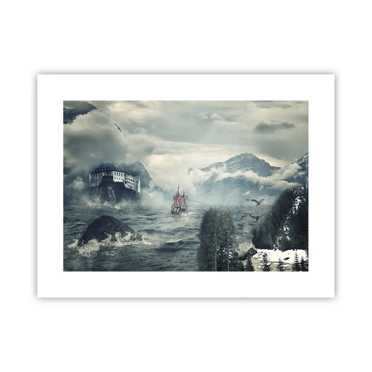 Poster - In magische wateren - 40x30 cm