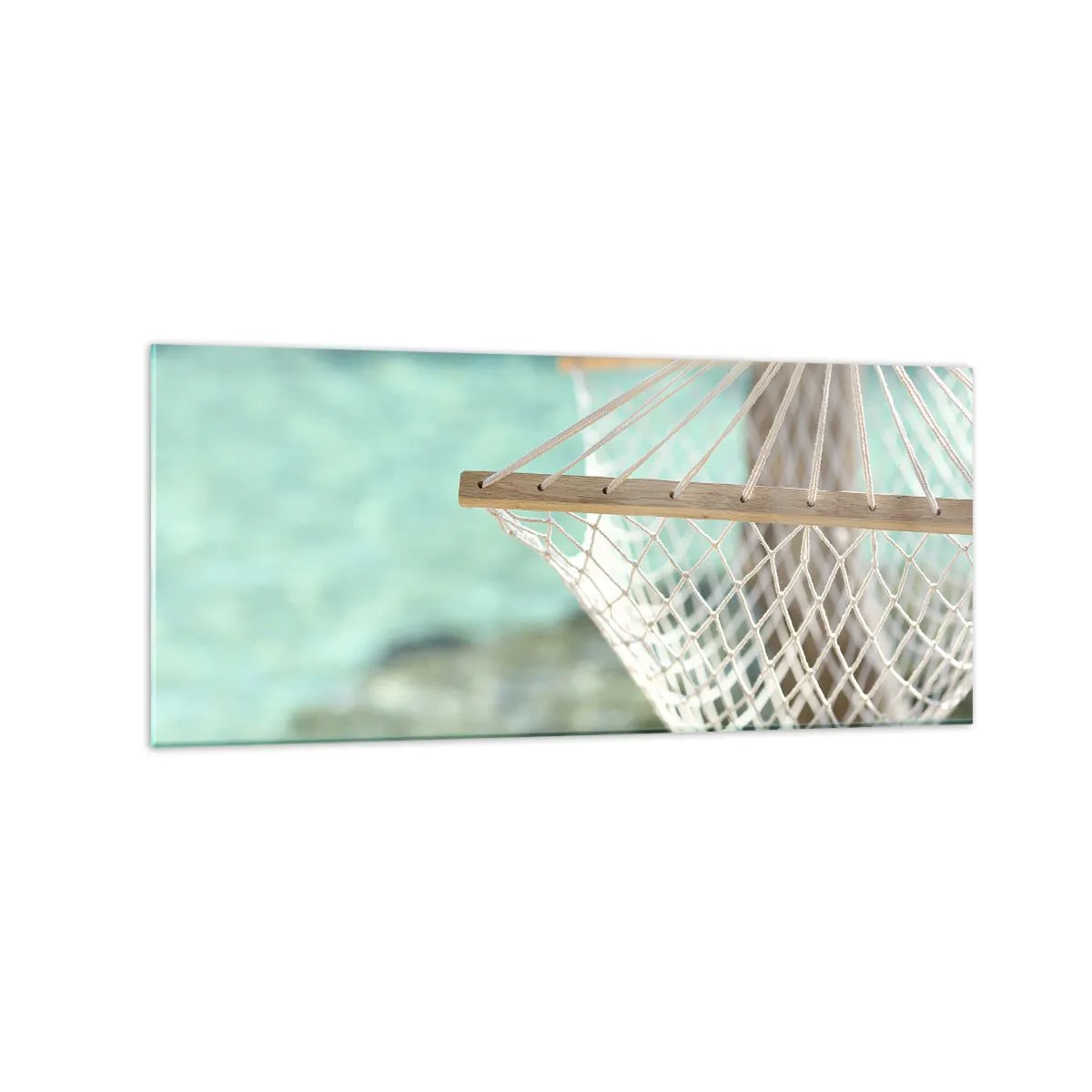 Schilderen op glas - Tijd om te ontspannen - 120x50 cm