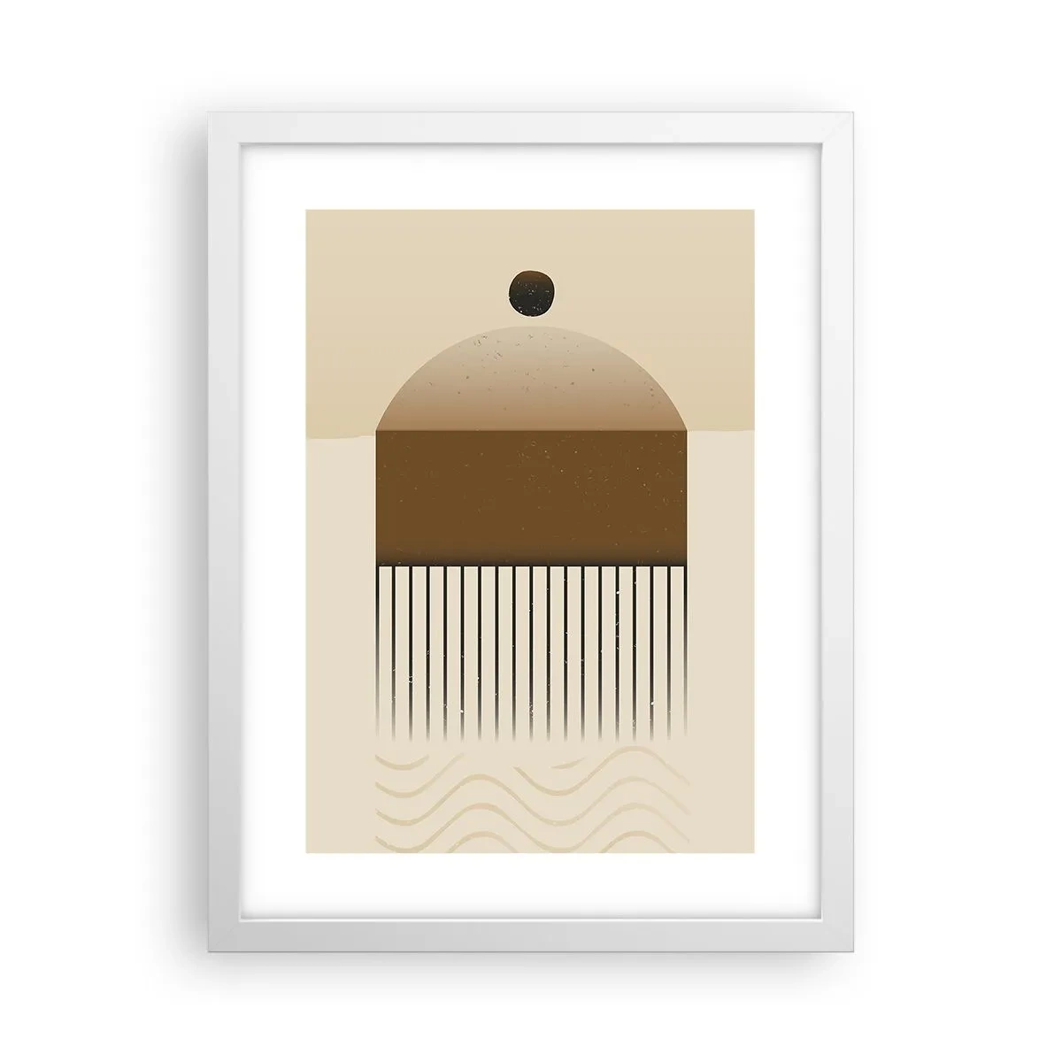 Poster in een witte lijst - verschillende staten - 30x40 cm