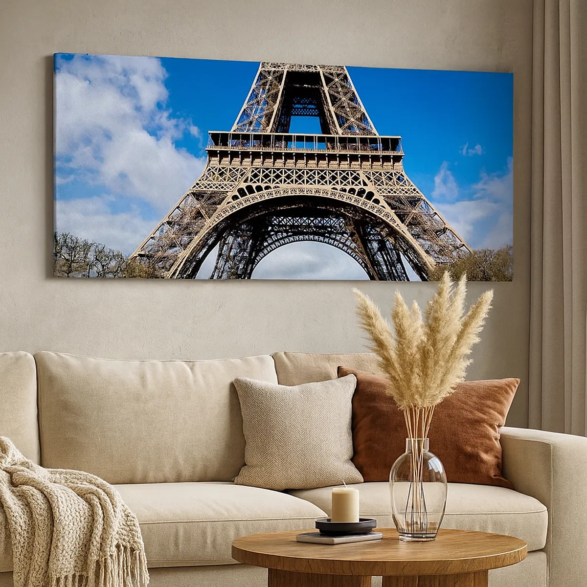 Schilderen op canvas - Heel Parijs aan haar voeten - 30x30 cm