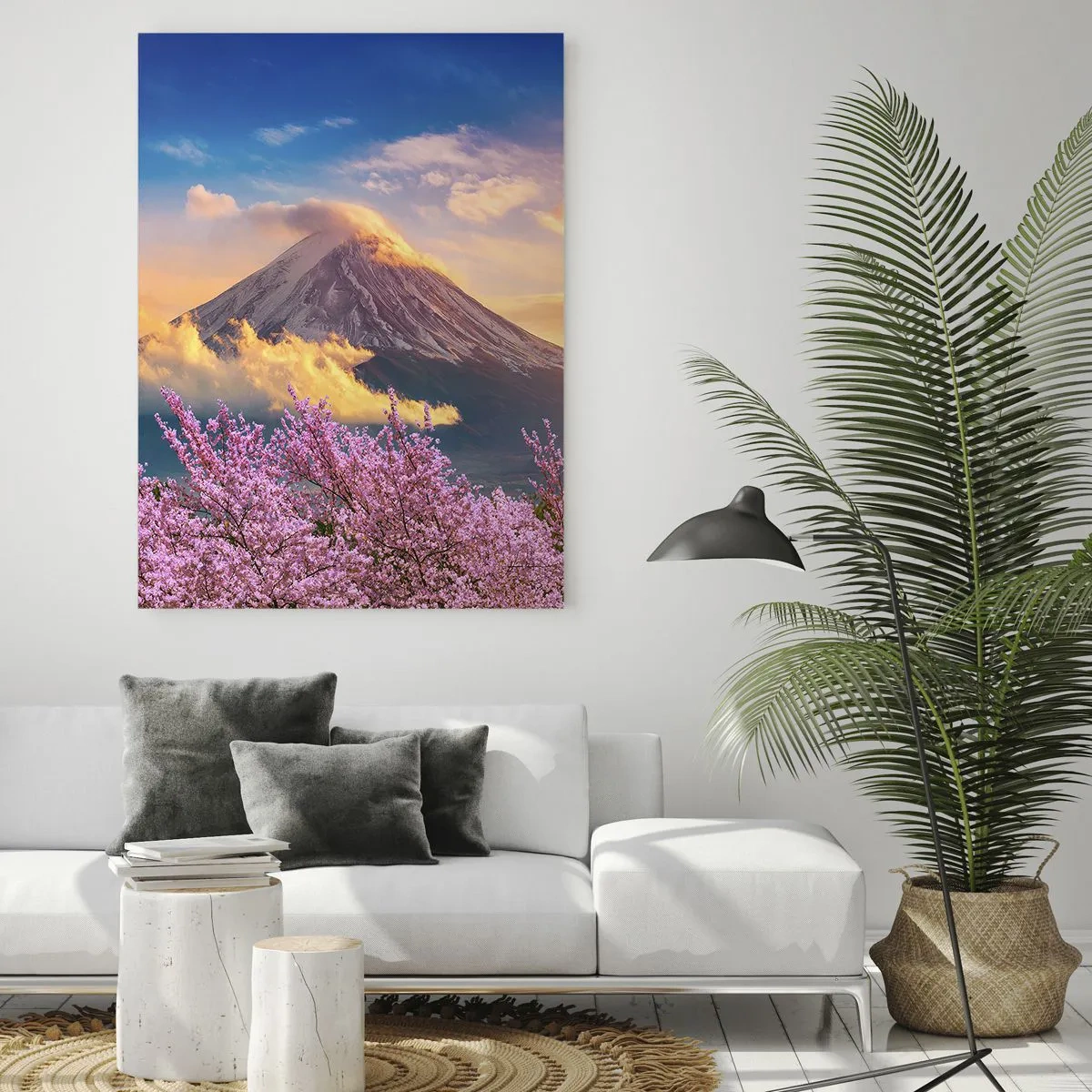 Schilderen op glas - Japanse heiligheid - 50x70 cm