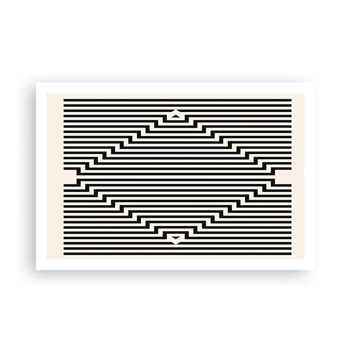 Poster - Geometrische illusie - 91x61 cm