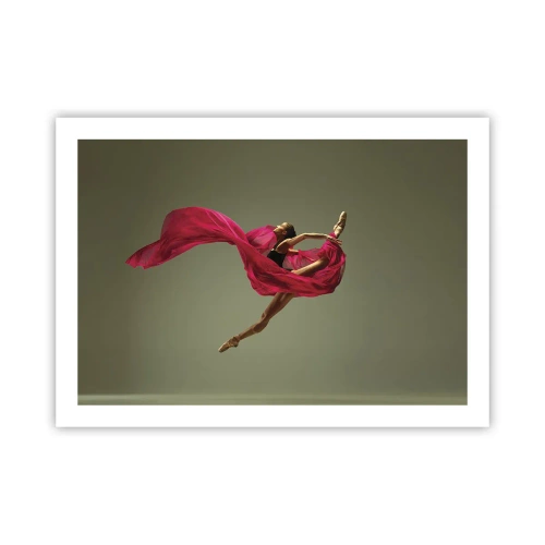 Poster - Dansende vlam - 70x50 cm