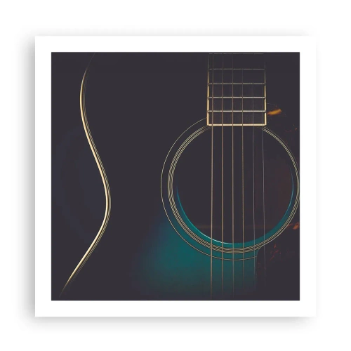 Poster - Nog even voordat het klinkt - 60x60 cm