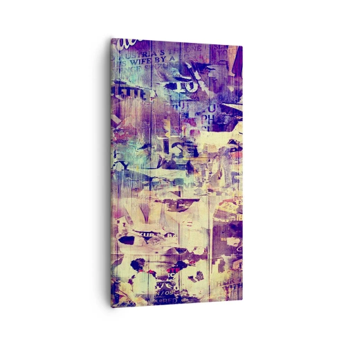 Schilderen op canvas - En dat is alles wat er zal blijven - 55x100 cm