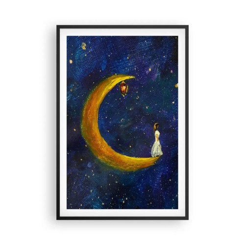 Poster in een zwarte lijst - De roep van de wereld - 61x91 cm