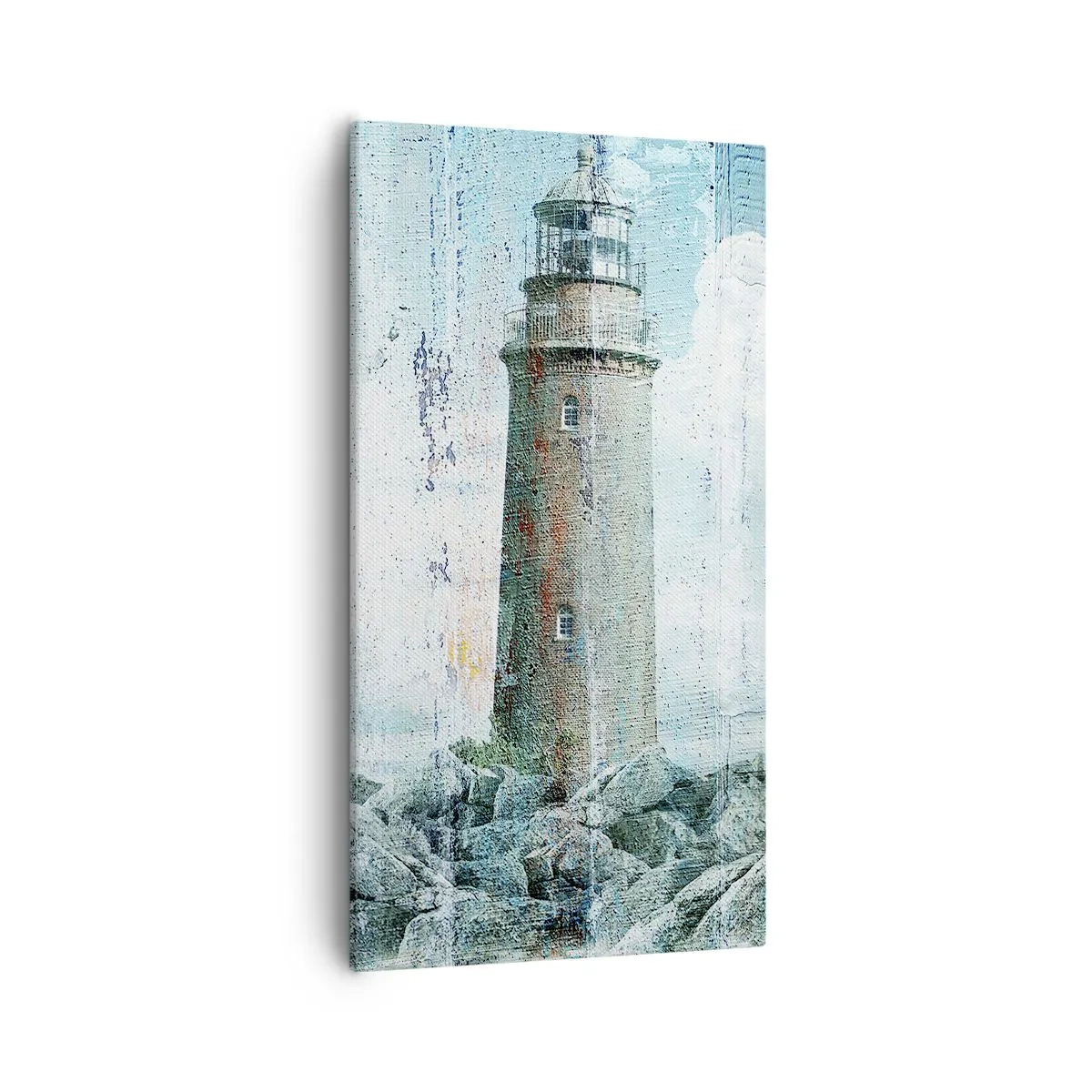 Schilderen op canvas - Op oud hout - 55x100 cm