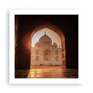 Poster - Een monument voor onaardse liefde - 50x50 cm