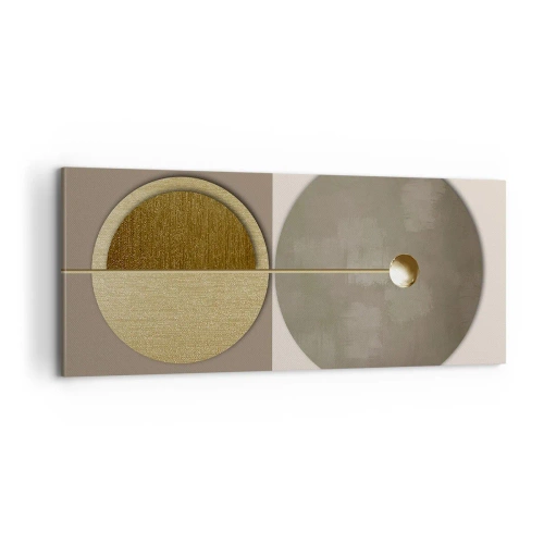 Schilderen op canvas - Perfecte balans - 100x40 cm