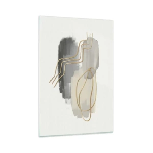 Schilderen op glas - Duur en beweging - 80x120 cm
