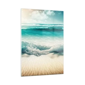 Schilderen op glas - De vrede van de oceaan - 50x70 cm