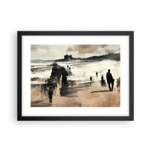 Poster in een zwarte lijst - Opgeroepen - 40x30 cm