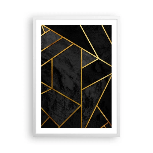 Poster in een witte lijst - Duisternis en glans - 50x70 cm