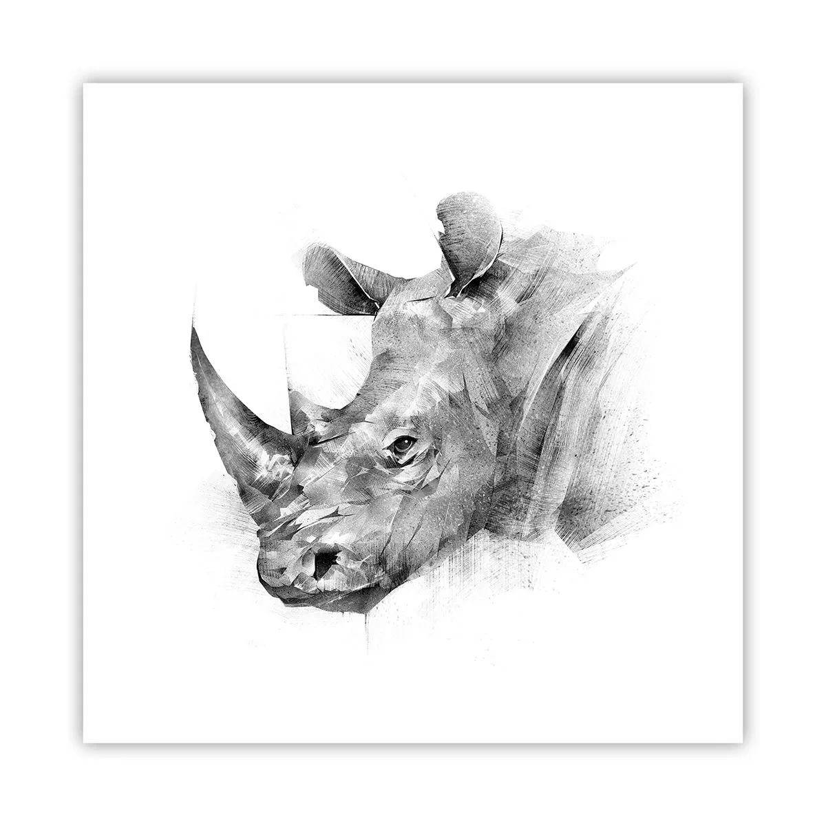 Poster - Afrikaans portret - 40x40 cm