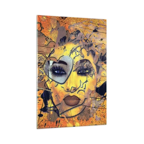 Schilderen op glas - Zonnige schoonheid - 80x120 cm