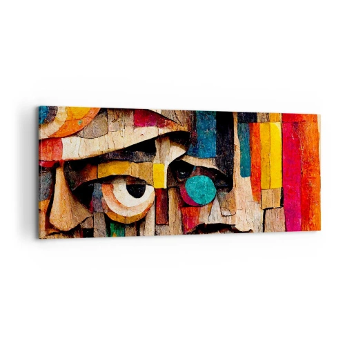 Schilderen op canvas - Ik zie je… - 100x40 cm