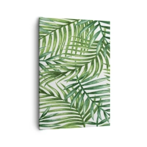 Schilderen op canvas - Onder de groene luifel - 50x70 cm