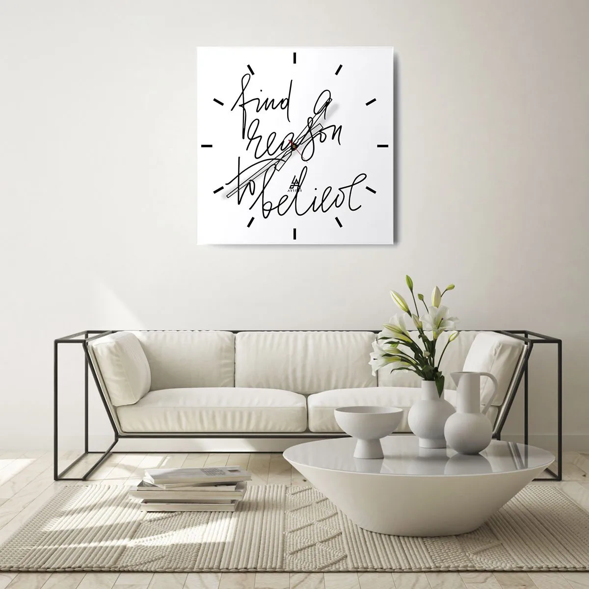 Wandklok - Klok - Het is mogelijk - 40x40 cm