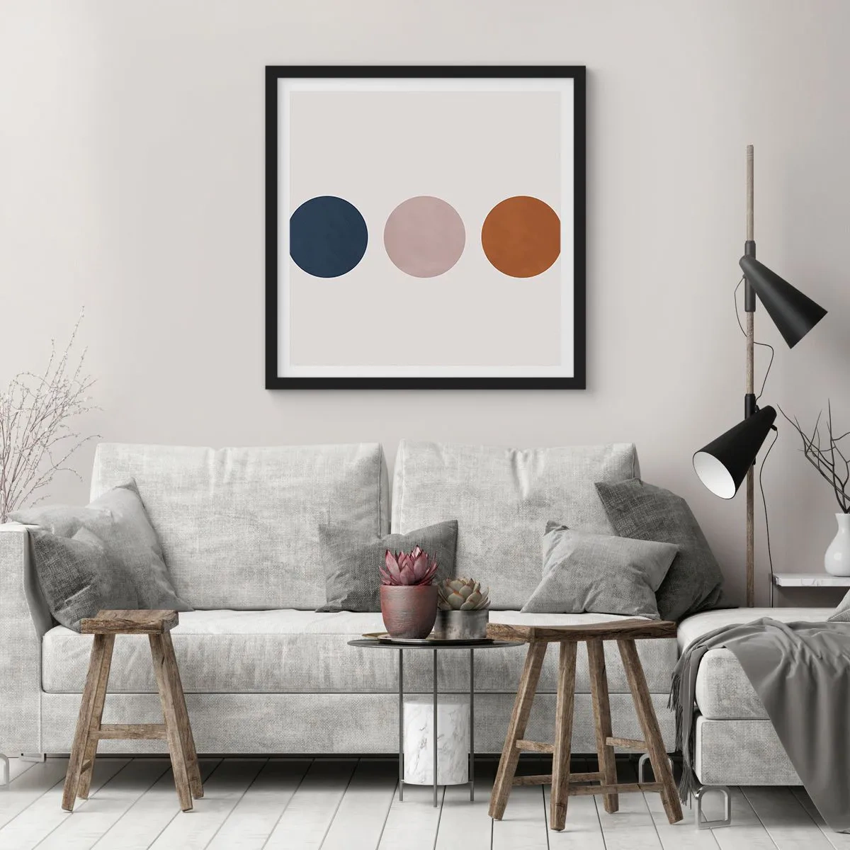 Poster in een zwarte lijst - Een symbool van uitmuntendheid - 30x30 cm