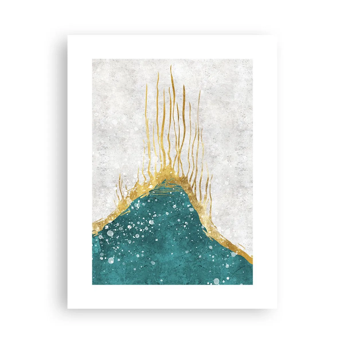 Poster - Gouden vloed - 30x40 cm