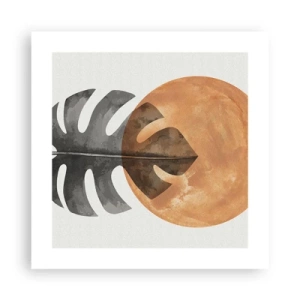 Poster - Altijd de zon - 40x40 cm