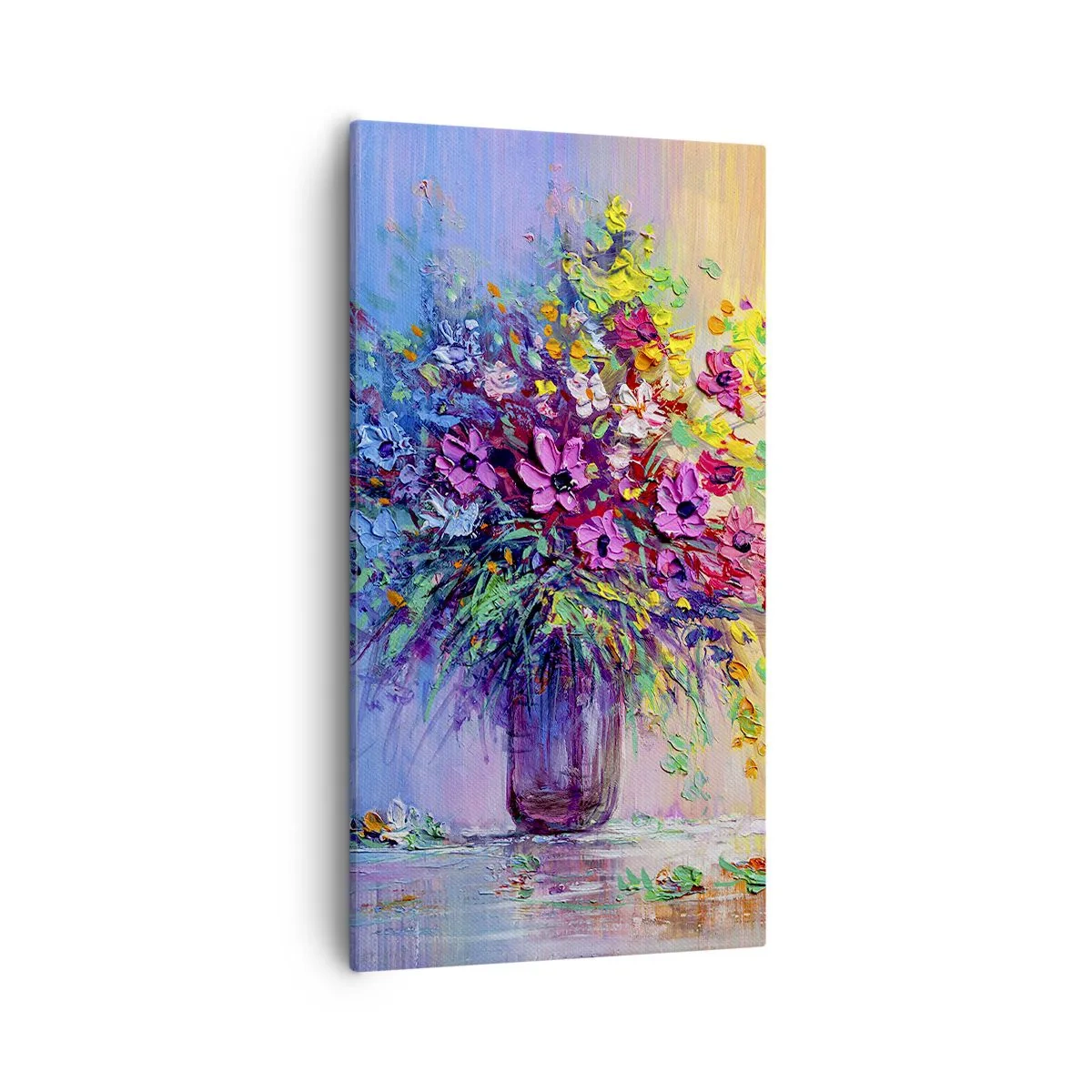 Schilderen op canvas - Schenking van de wei - 55x100 cm