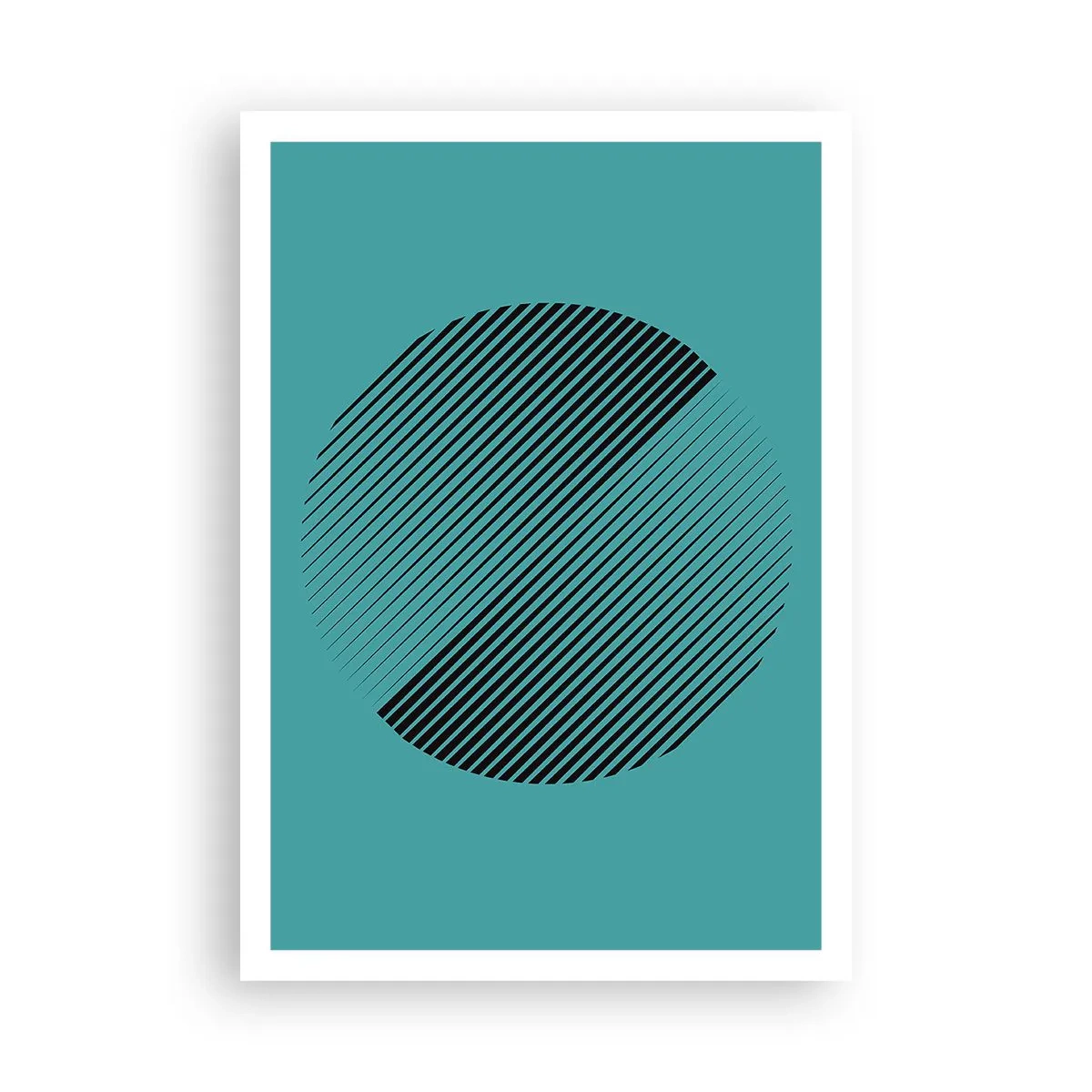Poster - Cirkel – een geometrische variatie - 70x100 cm