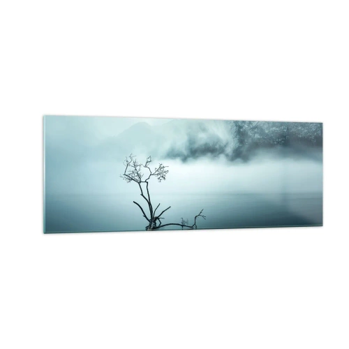 Schilderen op glas - Van water en mist - 140x50 cm