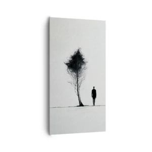 Schilderen op canvas - Wij dwalen allemaal - 65x120 cm