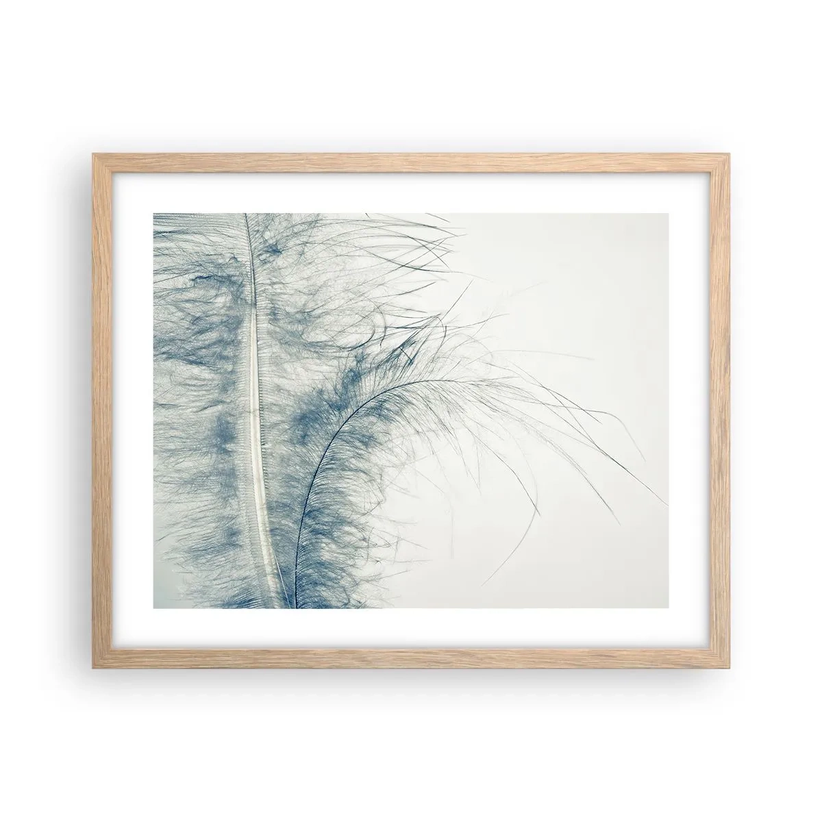 Een poster in een licht eiken lijst - Het gefluister van de natuur - 50x40 cm