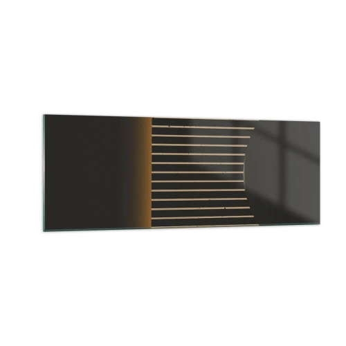 Schilderen op glas - Verken de duisternis - 140x50 cm