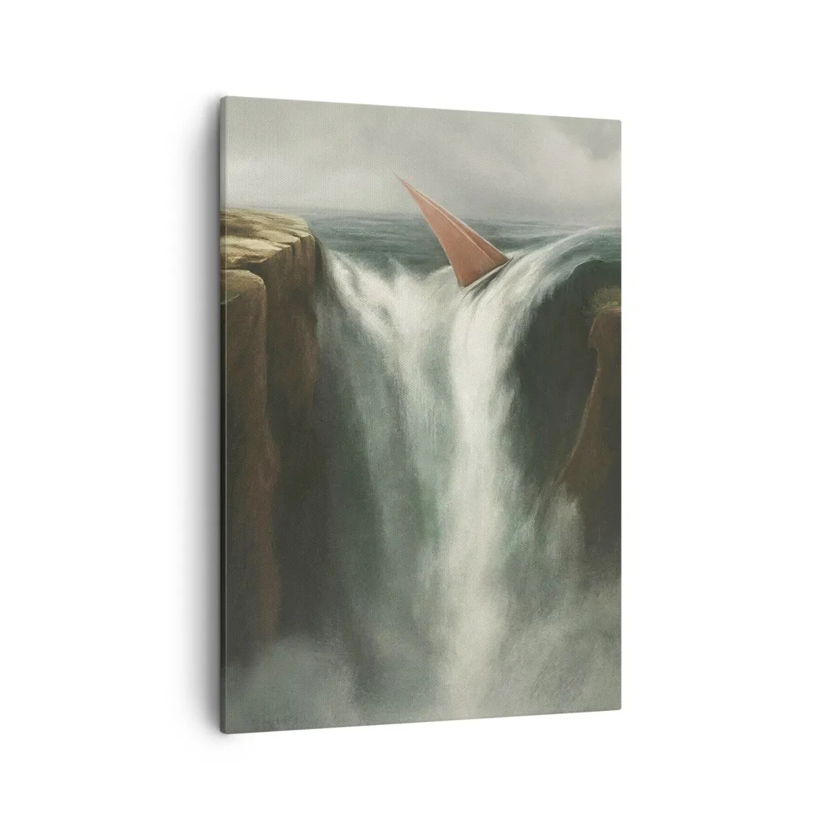 Schilderen op canvas - Een waarschuwing voor het leven - 50x70 cm