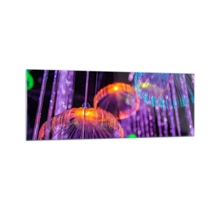 Schilderen op glas - Lichte fontein - 140x50 cm