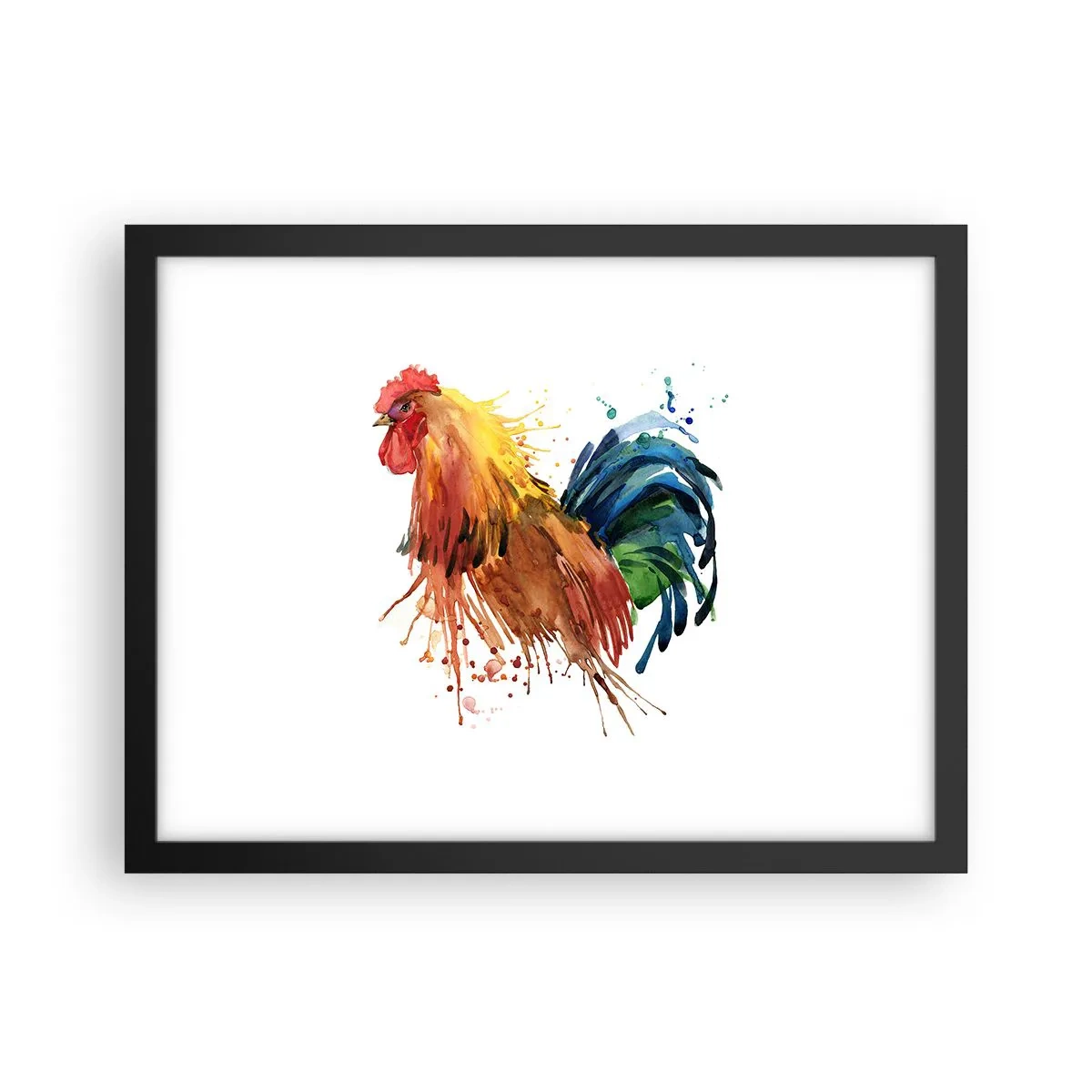 Poster in een zwarte lijst - Koninklijk gewaad, koninklijke trots - 40x30 cm